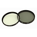 Dolica 72mm UV and CPL Camera Lens Filter Kit