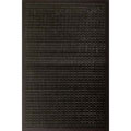 Black Woven Bamboo Rug (5' x 7')