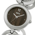 Roots Temptation Women's Steel Walnut Dial Watch
