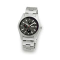 Roots Flight Plan Black Dial Steel Multi-function Watch