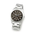 Roots Flight Plan Men's Walnut Dial Multi-function Watch