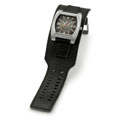 Roots Point Break Men's Grey Dial Leather Strap Watch
