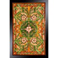 Tiffany-style Stained Glass Vines Window Panel