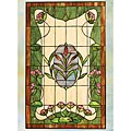 Tiffany-style Stained Glass Window Panel