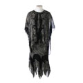 Eva Blue Plus Size 2-piece Sleeveless Beaded Dress
