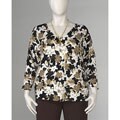 Women's Plus Size V-neck Sweater