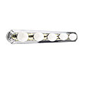 Race 5-light Chrome Bath Bar Fixture