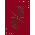 Sojourne StainMaster Red Nylon Rug (3'10 x 5'4)
