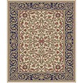 Ivory Tulips Polypropylene Rug (3'11 x 5'3)
