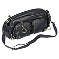 Necessary Objects Black Top-zip Shoulder Bag