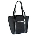 Lily Waters Black Town and Country Zip Top Tote