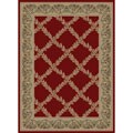 Red Vine Traditional Area Rug (3'11 x 5'3)