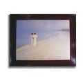 Kroyer 'Women on the Beach' Framed Canvas Art