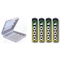 AAA 1000 mAh NiMH Batteries with Case (Set of 4)