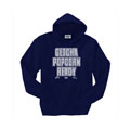 T. Owens Navy Text hooded sweatshirt