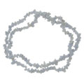 Light Blue Chalcedony Chip Necklace