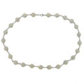 Sterling Silver and Coin Pearl Link Necklace