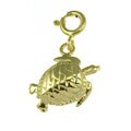 14k Yellow Gold Sea Turtle Charm