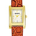Geneve Women's Goldtone Tank Watch