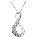 Sterling Silver 1/5ct TDW Diamond Necklace