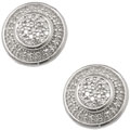 Sterling Silver .21ct Diamond Micro-pave Earring