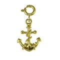 14k Yellow Gold Anchor Charm