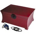 75 Cigar Provence Humidor with Cutter and Lighter