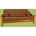 3-piece Chenille Futon Cover Set