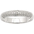 Sterling Silver 1/4ct TDW Diamond Band