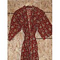Vegetable Dyed Hand-printed Robe (India)