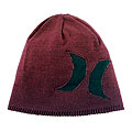 Hurley 'Raindrop' Merlot and Black Beanie