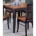 Newport Black Dining Table with Shaped Top
