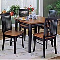 Newport 5-piece Black Dining Set