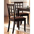 Window Back Dining Chairs (Set of 2)