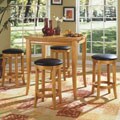 Newport 5-piece Natural Bistro Set