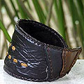 'Golden Path' Leather Bracelet (Thailand)