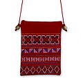 'Red Fire' Cotton Shoulder Bag (Thailand)