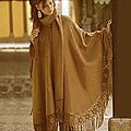 'Warm Earth' Alpaca Wool Poncho (Peru)