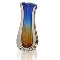 Murano 'Rainbow Tulip' Hand-blown Vase (Brazil)