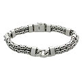 Sterling Silver 'Hand in Hand' Bracelet (Indonesia)
