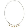 'Five Dancing Hearts' Goldplated Necklace (Mexico)