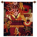 Wool 'Warriors' Tapestry (Peru)