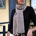 Alpaca Wool 'Walnut Surprise' Scarf (Peru)