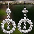 'Filigree Princess' Silver Earrings (Peru)