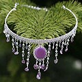 'Purple Mist' Amethyst Choker (Peru)
