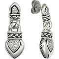 Scott Kay Women's Silver and Diamond Earrings