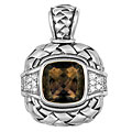 Scott Kay Women's Silver & Quartz Diamond Pendant