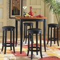 Newport Black/ Cherry 5-piece Dining Set