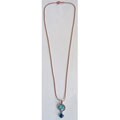 Copper Roman Glass 'Amore' Necklace (Israel)