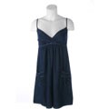 A-List Crossover V-neck Denim Dress